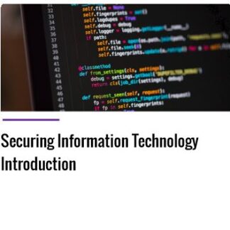 Securing Information Technology
